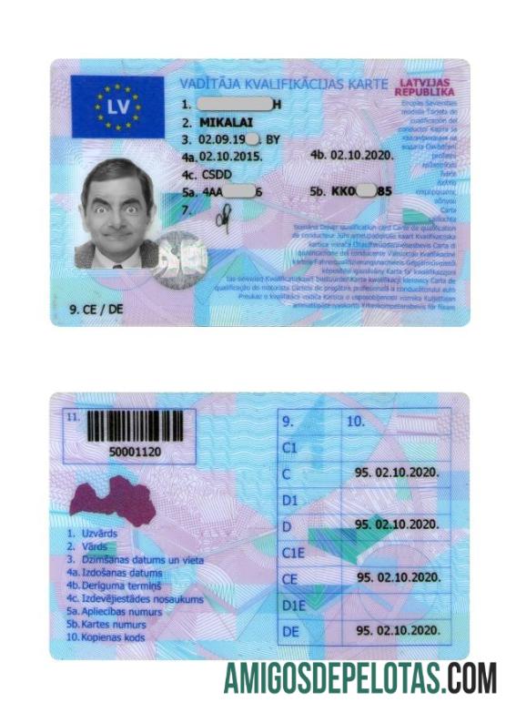 Letónia DL baixar para verificação